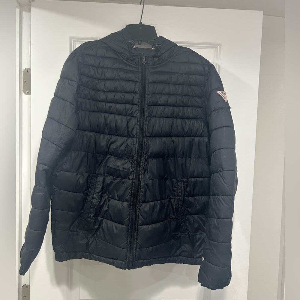 Guess Reversible Men's Quilted Puffer Jacket